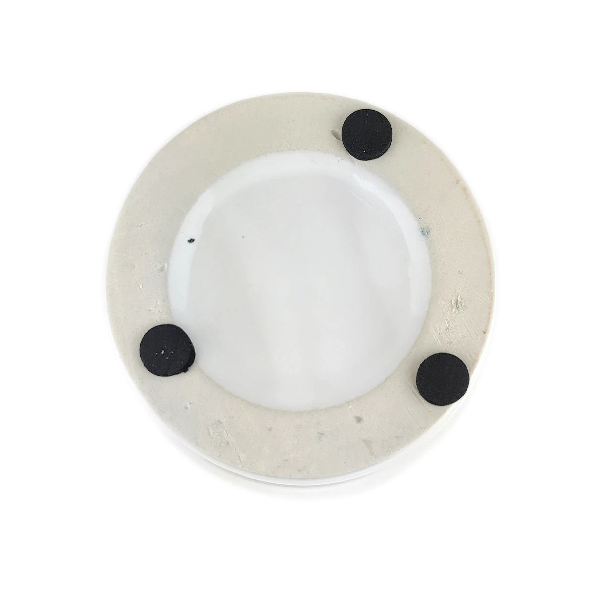 4 Inch White Minimalist Pot With Saucer - Image 13