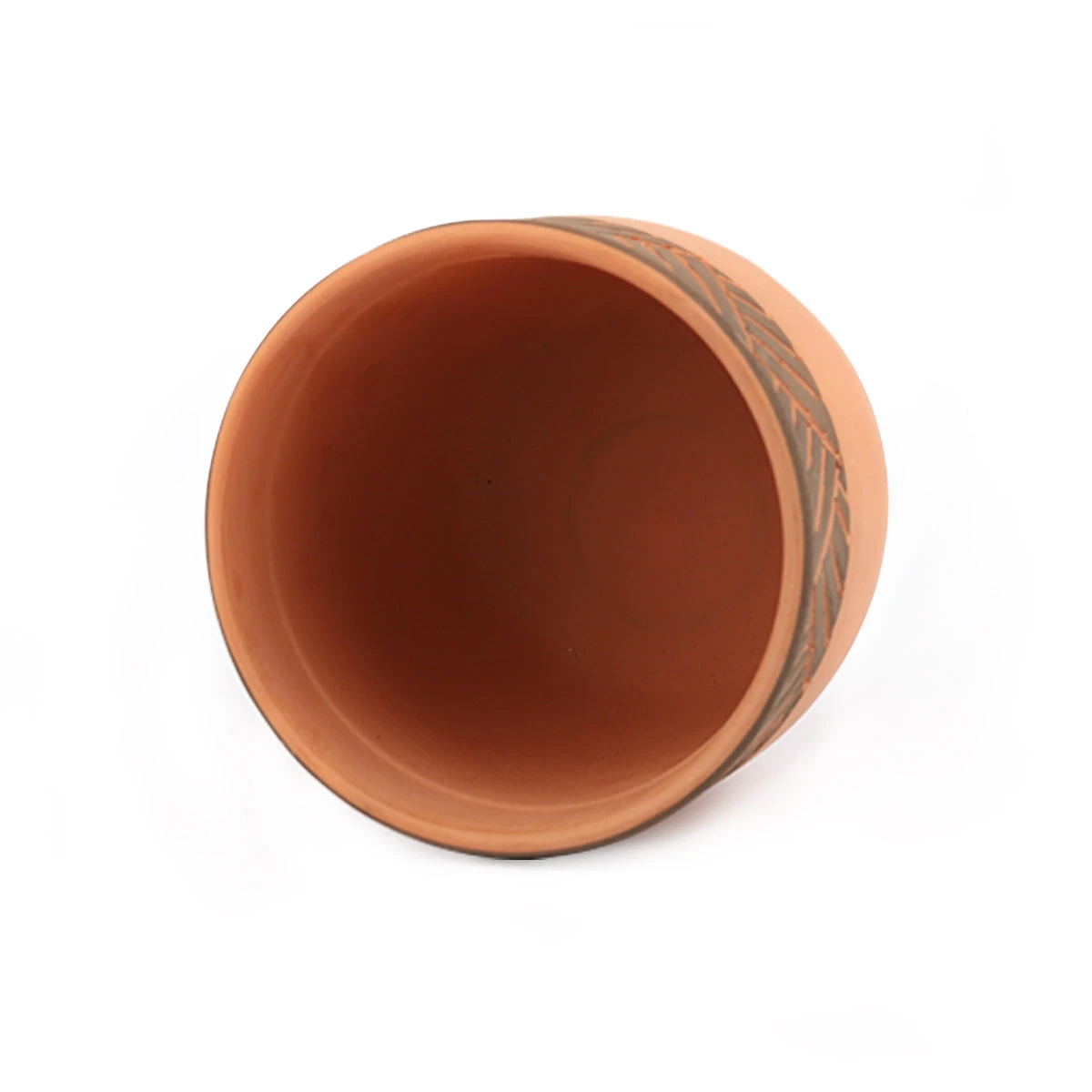 5.5 Inch Clay-Black Color Modern Pot - Image 7