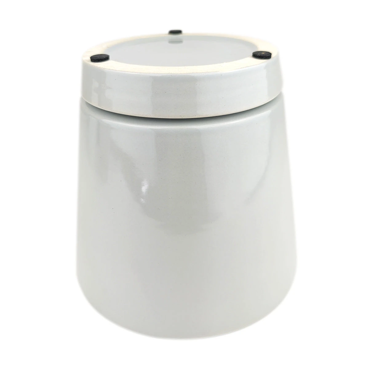 4 Inch Gray Minimalist Pot With Saucer - Image 11