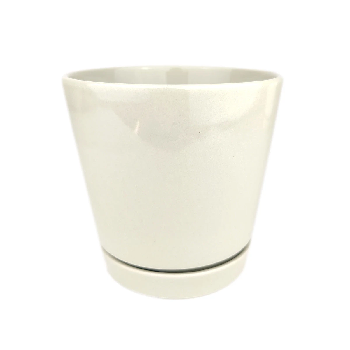 Pack Of 3 Oatmeal Minimalist Ceramic Pots - Image 12