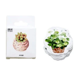 Succulent Sticker Set 1 (50 Pcs)