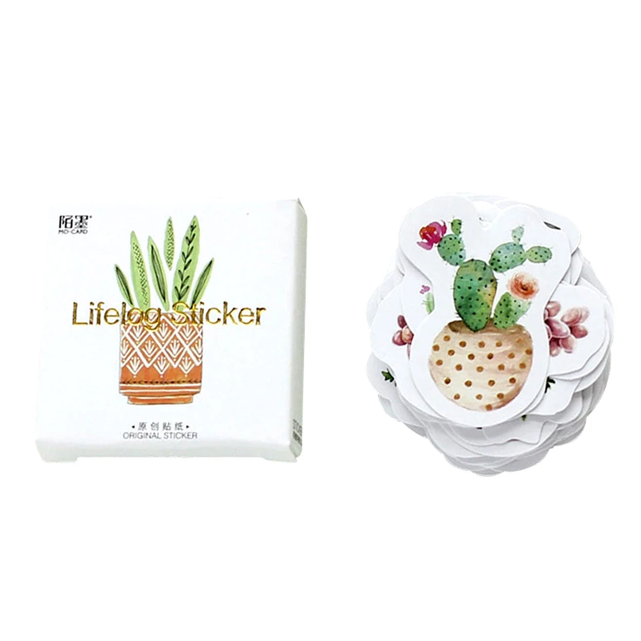 Succulent Sticker Set 2 (45 Pcs)