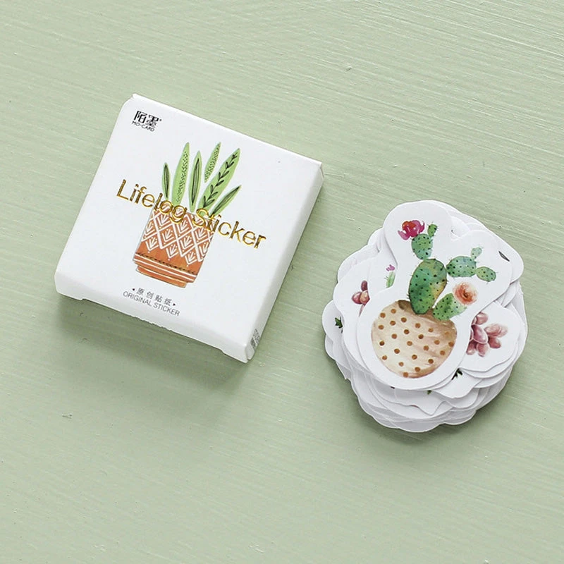 Succulent Sticker Set 2 (45 Pcs) - Image 5