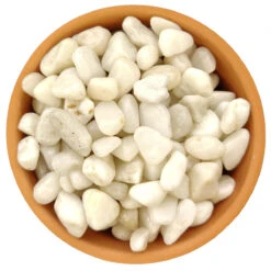 Polished White Pebbles